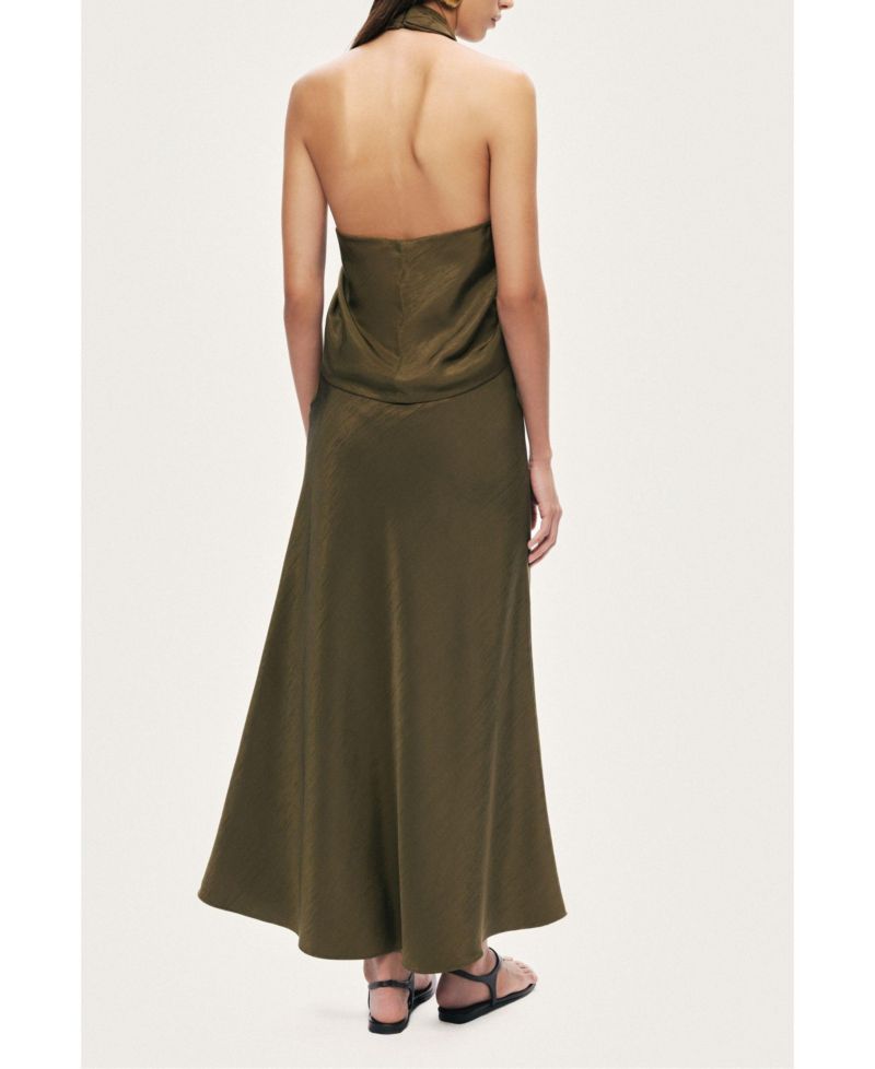 Women's Flared Midi Skirt