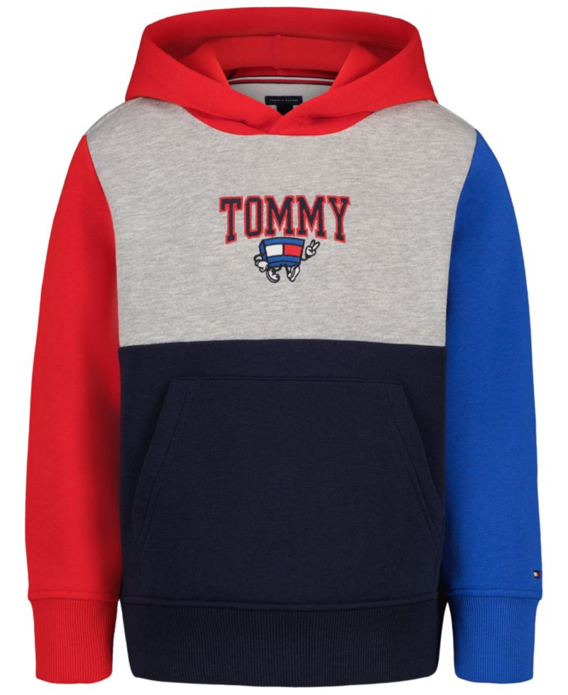 Boys' 2T-7 Mascot Block Long-Sleeve Hoodie