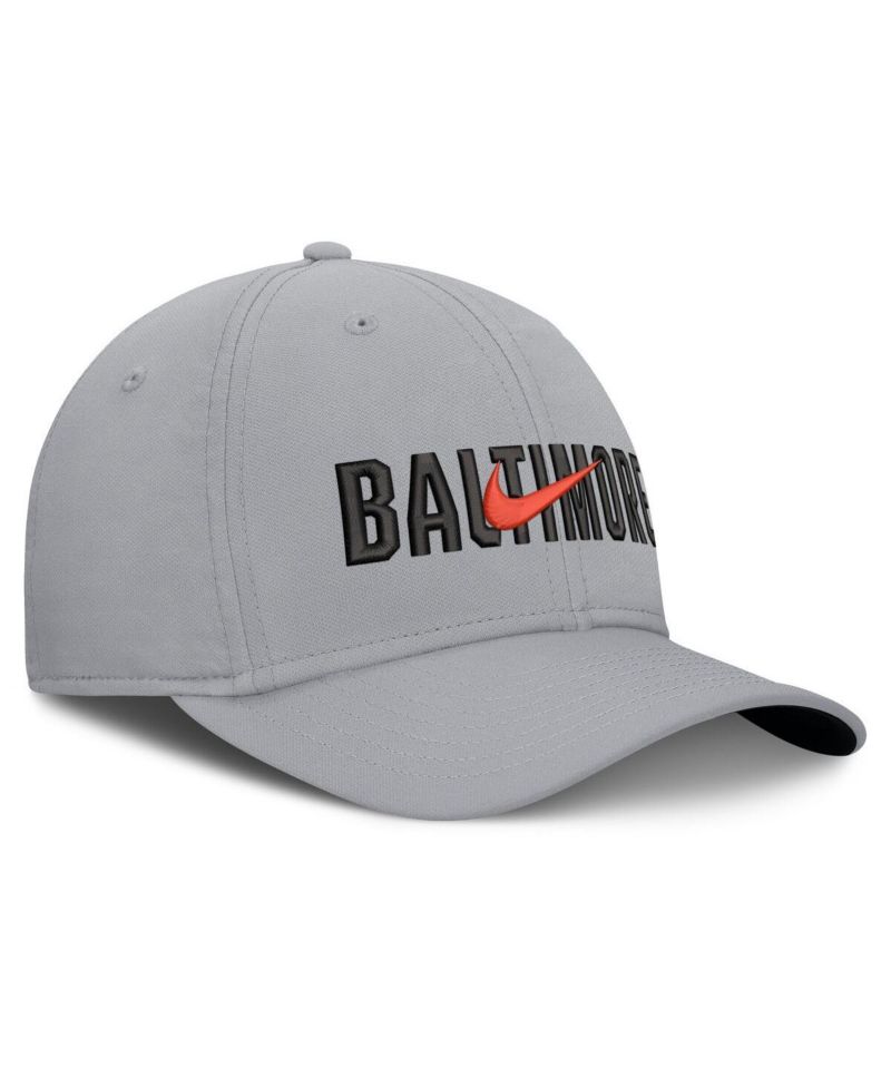 Men's Gray Baltimore Orioles Primetime Rise Dri-FIT Flex Hat