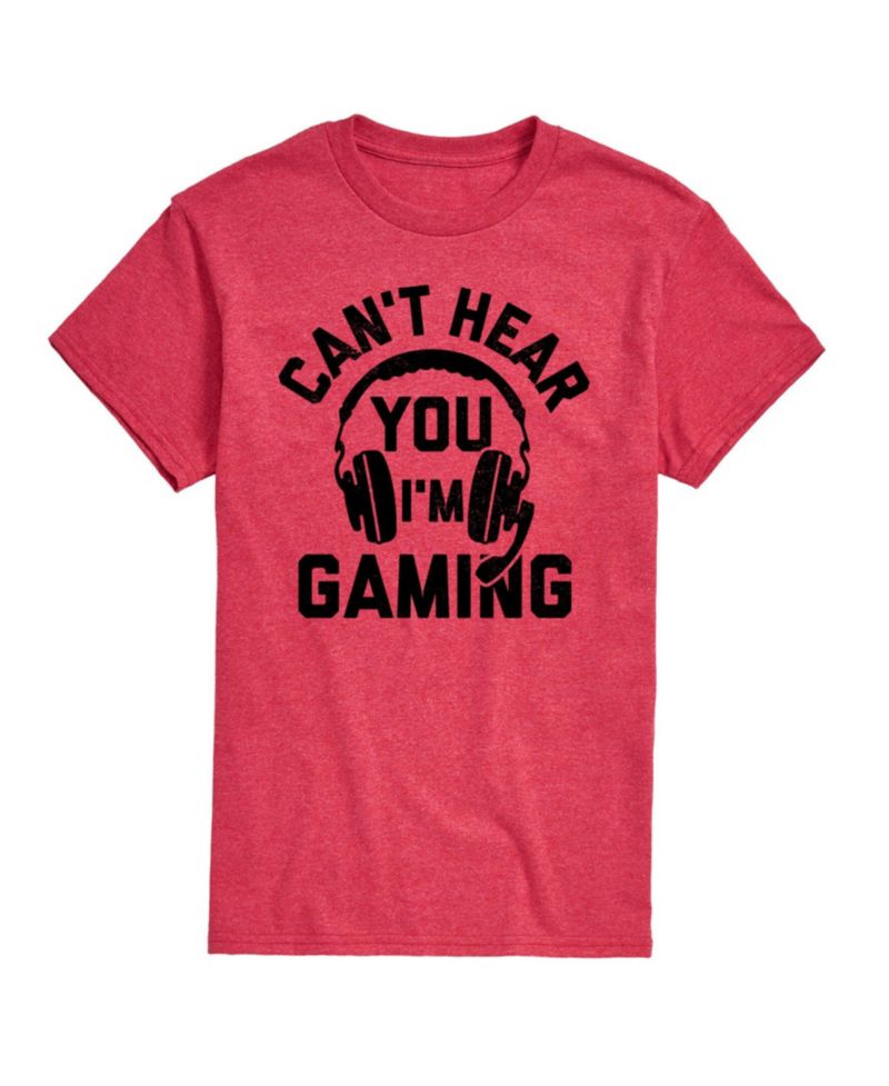 Hybrid Apparel Can't Hear You Gaming Men's Short Sleeve Tee