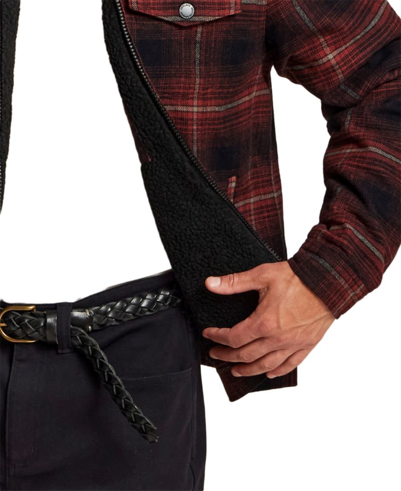 Men's Berber Flannel Trucker Jacket