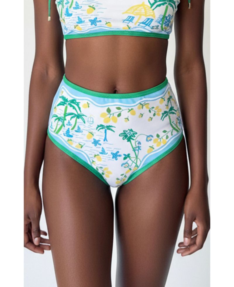 Women's Tropical Escape Reversible Bikini Bottom