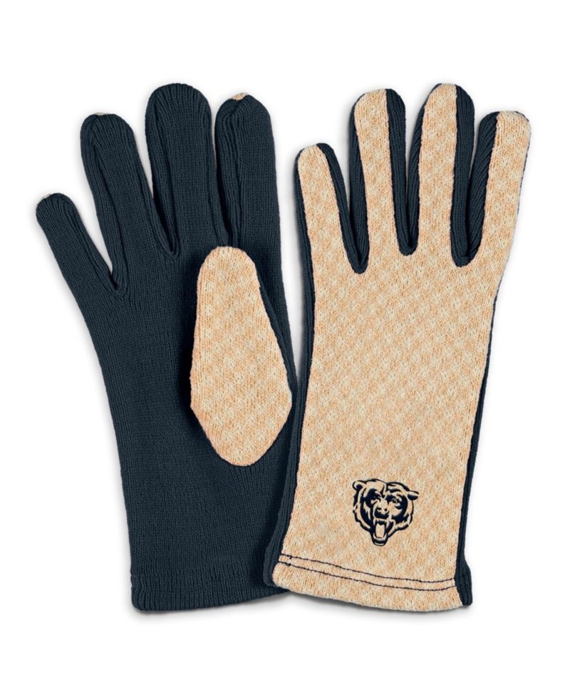 Women's Chicago Bears Tonal Microcheck Scarf Glove Set