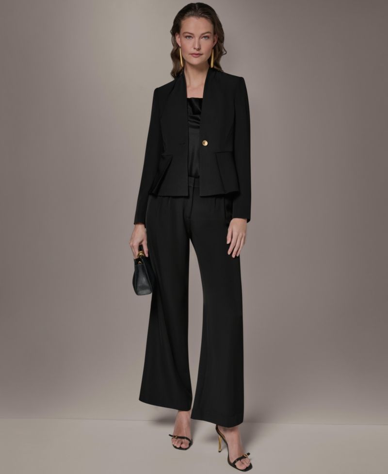 Women's One Button Blazer Blazer