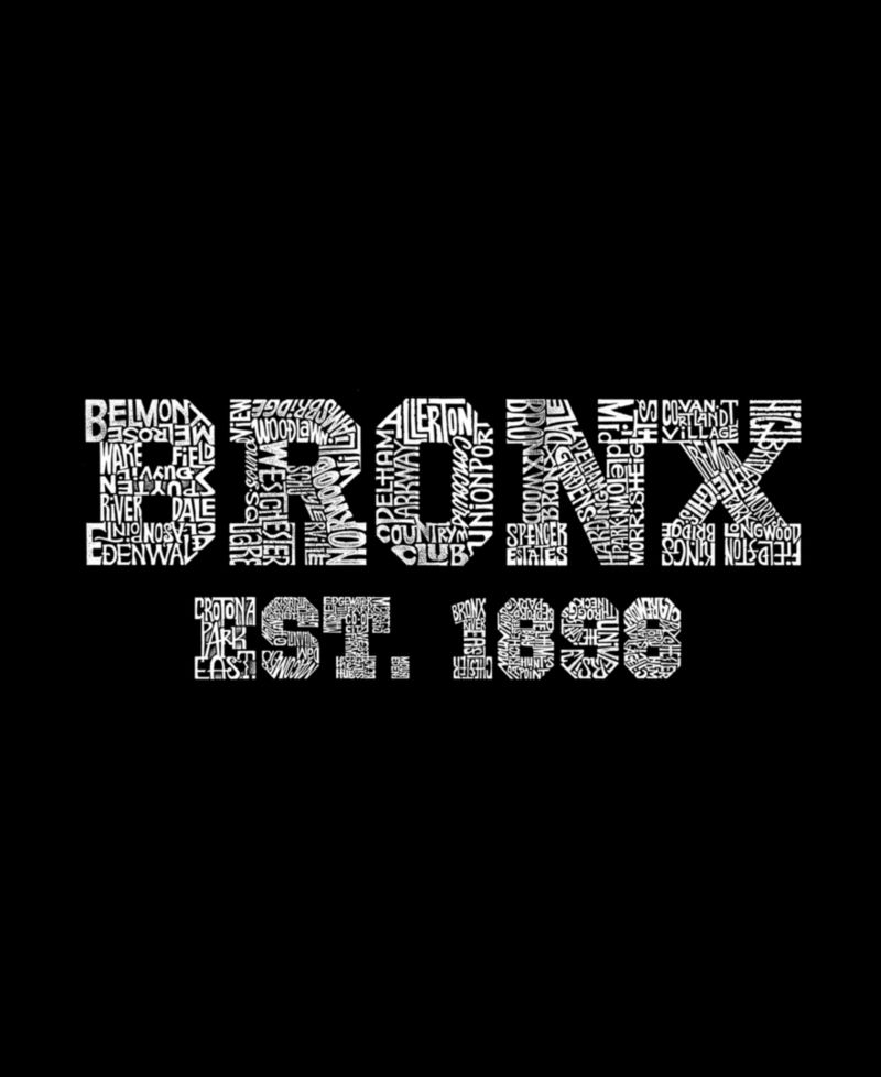 Plus Size Popular Neighborhoods In Bronx Word Art T-Shirt