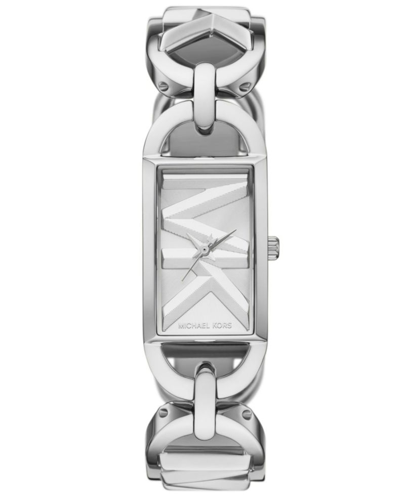 Women's Empire Quartz Three-Hand Silver-Tone Stainless Steel Watch 20X30mm