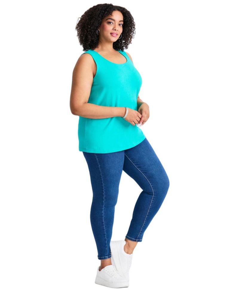 Plus Size Basic Layering Women's Tank
