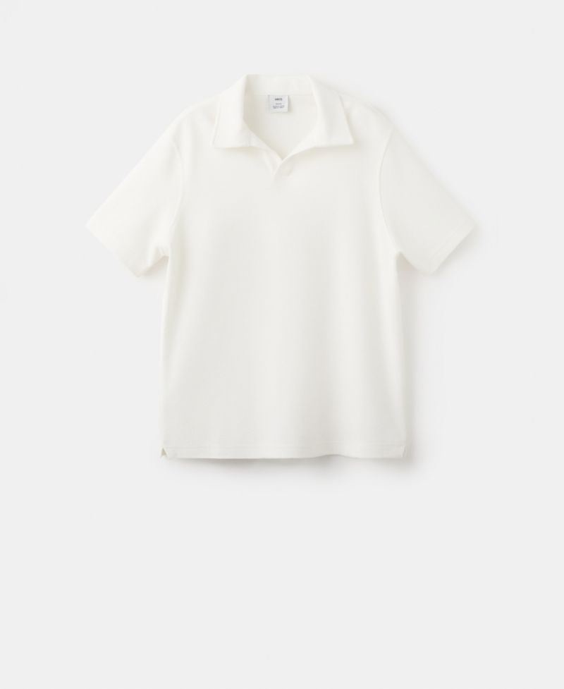 Men's Regular-Fit Textured Polo Shirt