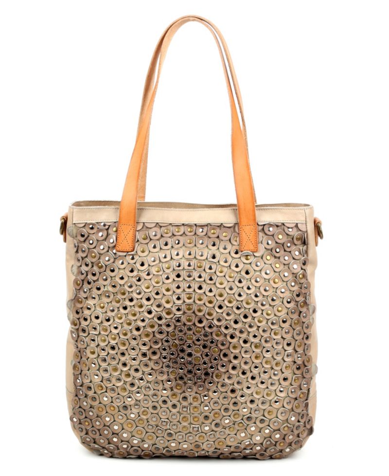 Stellar Stud Leather Tote Bag