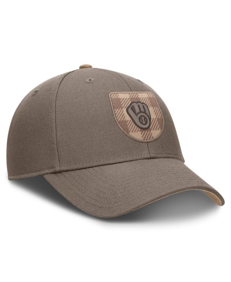 Men's Brown Milwaukee Brewers Statement Rise Adjustable Hat