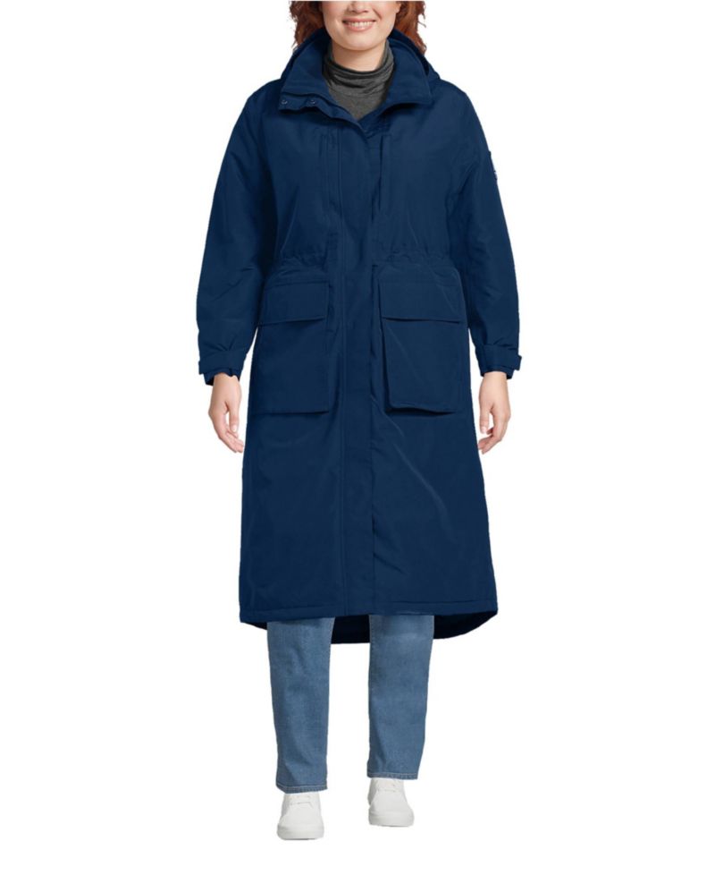 Plus Size Squall Waterproof Insulated Winter Stadium Maxi Coat