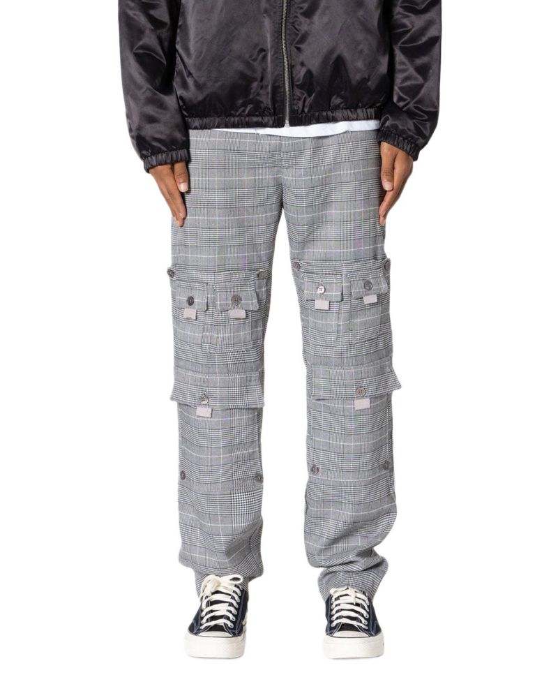 Men's Plaid All Over Pocket Pants
