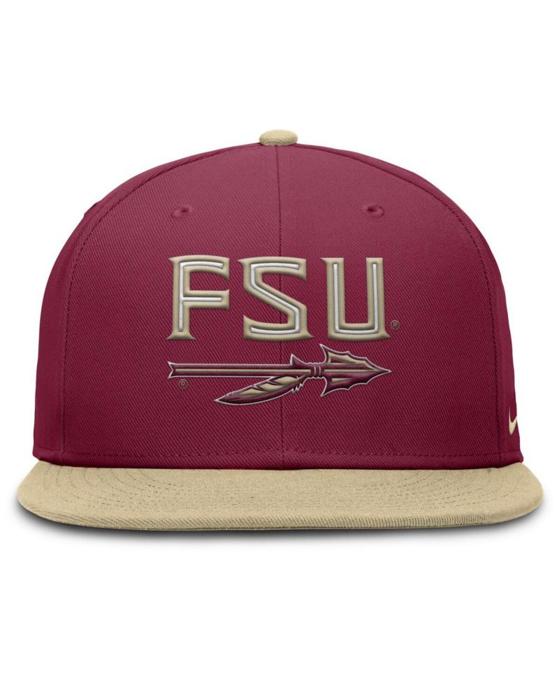 Men's Garnet/Gold Florida State Seminoles Two-Tone Primetime Performance Fitted Hat