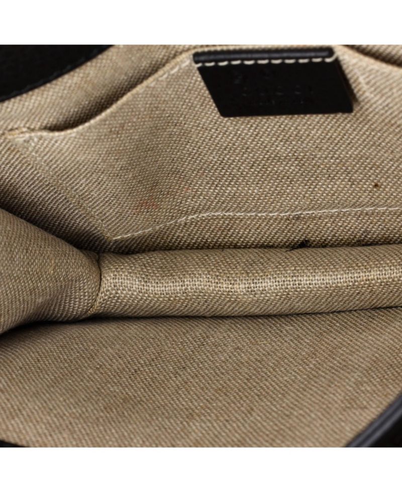 Small Interlocking Shoulder Bag Leather