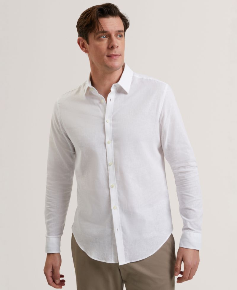 Men's Prynn Long-Sleeve Solid Shirt