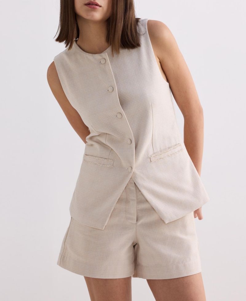 Women's Cotton Tweed Shorts