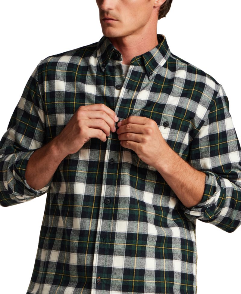 Men's Plaid Flannel Regular-Fit Shirt