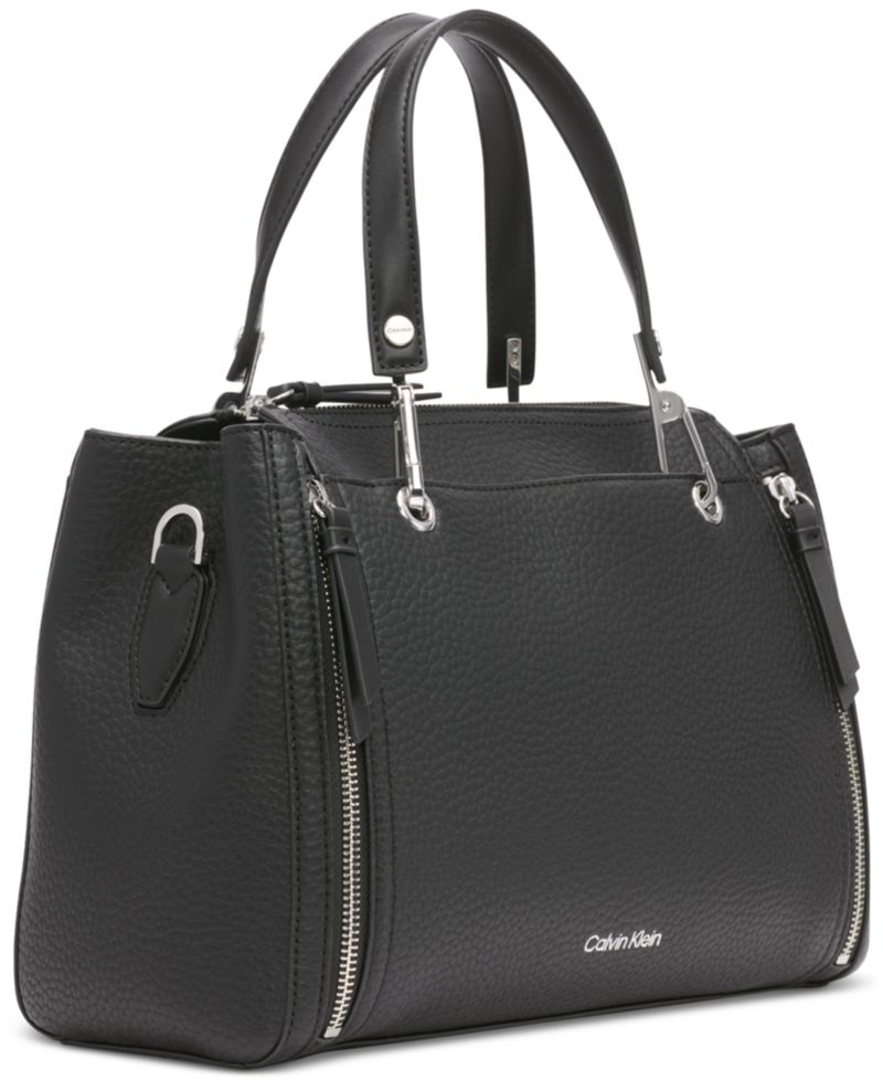 Garnet Triple Compartment Medium Satchel Bag