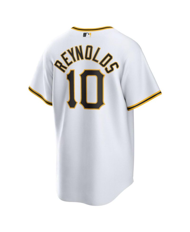Men's Bryan Reynolds White Pittsburgh Pirates Replica Player Jersey