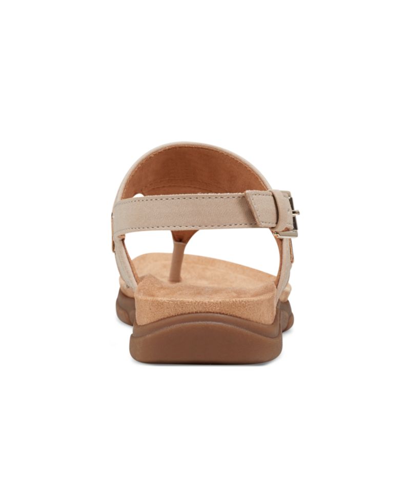 Monte Woven T-Strap Flat Slingback Sandals