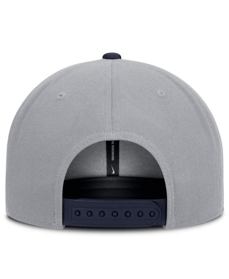 Men's Gray/Navy Tampa Bay Rays Primetime Pro Dri-FIT snapback Hat