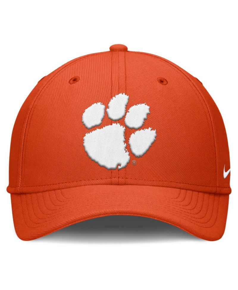 Men's Orange Clemson Tigers Rise SwooshFlex Dri-FIT Hat