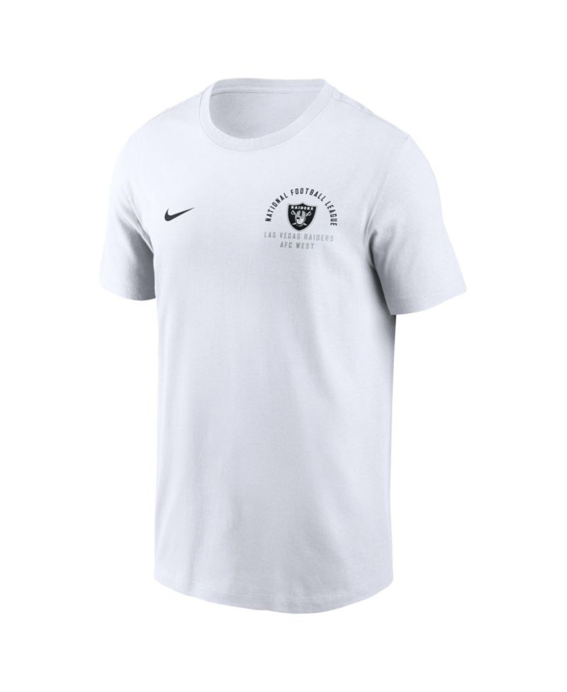 Men's White Las Vegas Raiders Split Logo T-Shirt