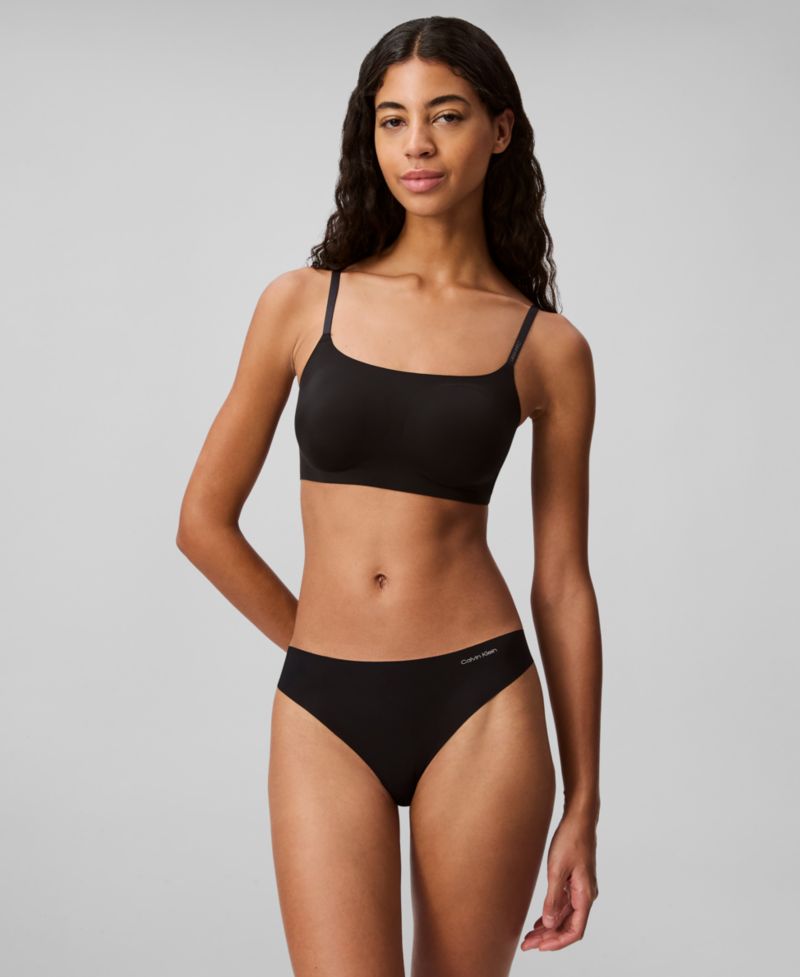 Women's Invisibles Microfiber Stretch Thong Underwear D3428