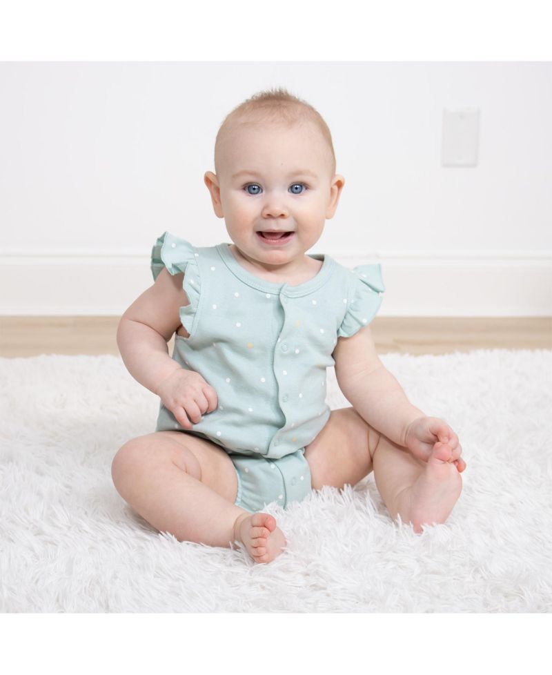 Baby Girls Rompers - 2 Pack, Daisy
