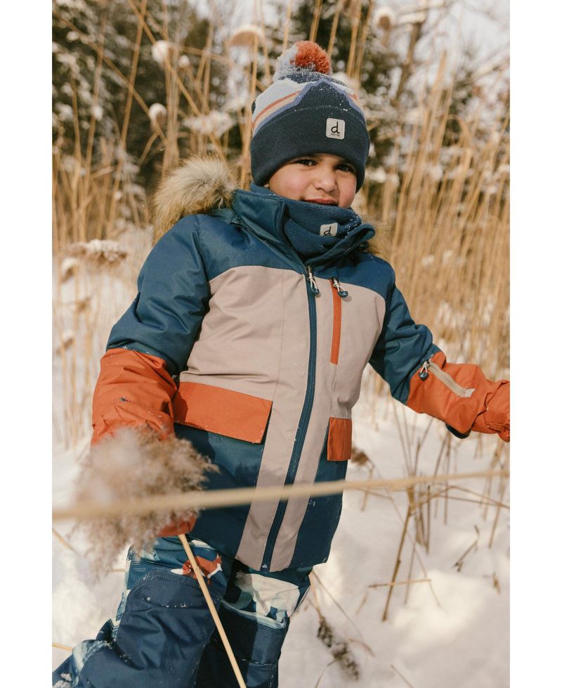 Big Boys Boy(6-14) Two Piece Play Snowsuit Bear Print Pants
