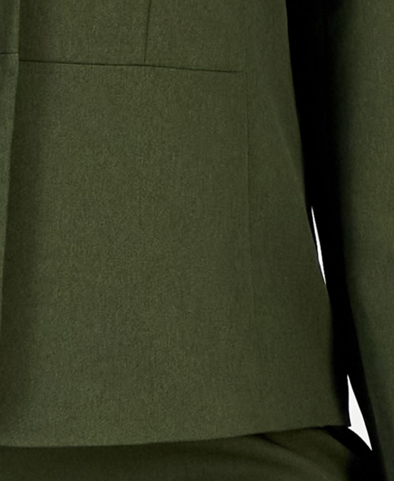 Plus Size Two-Button Shawl Collar Blazer & Pant Suit