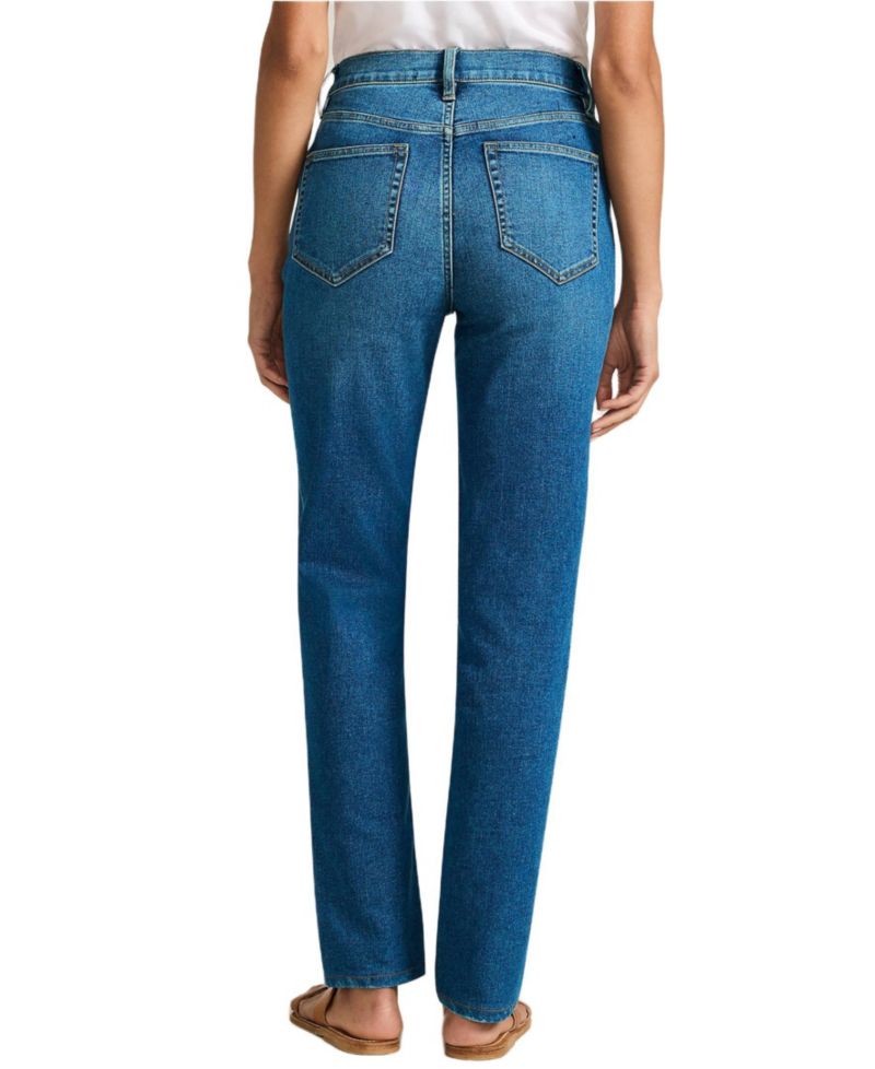 Women's Tall Recover High Rise Straight Leg Blue Jeans