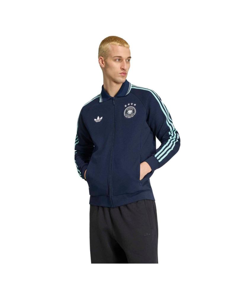 Men's Navy Germany National Team 2026 World Cup Anthem Full-Zip Jacket