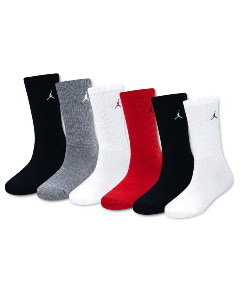 Повседневные носки Crew Socks для мальчиков и девочек 5-11 лет, 6 упаковок