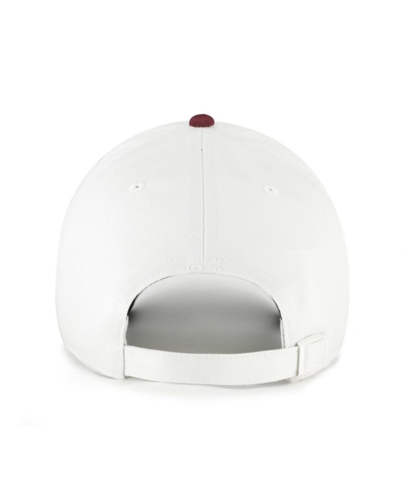 Men's '47 White/Maroon Arizona State Sun Devils Contemporary Basics Two Tone Clean Up Adjustable Hat