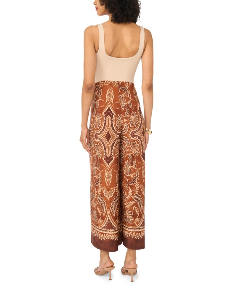 Women's High-Rise Wide-Leg Pants