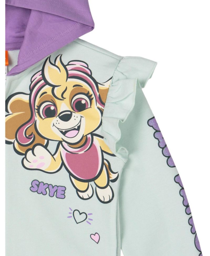 Girl's (5-12) Fleece Zip-Up Hoodie