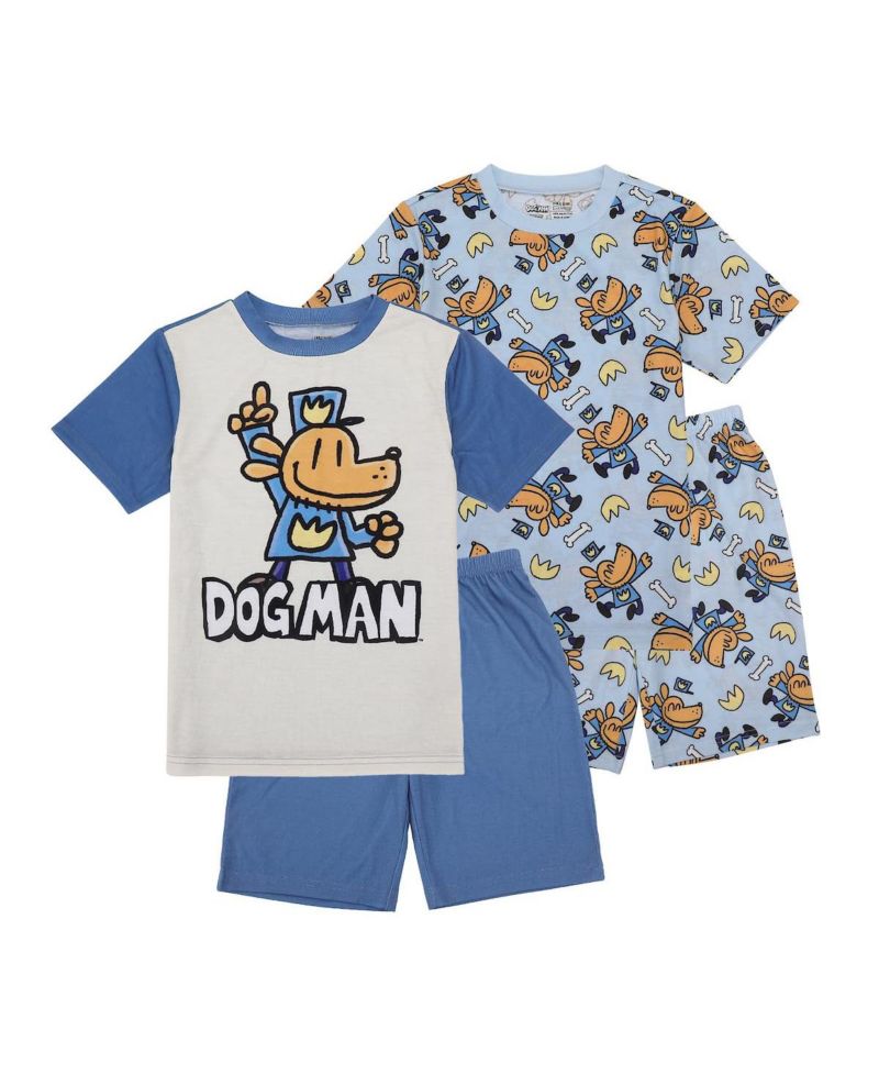 Big Boys Character Print 4-Pack Pajama Set