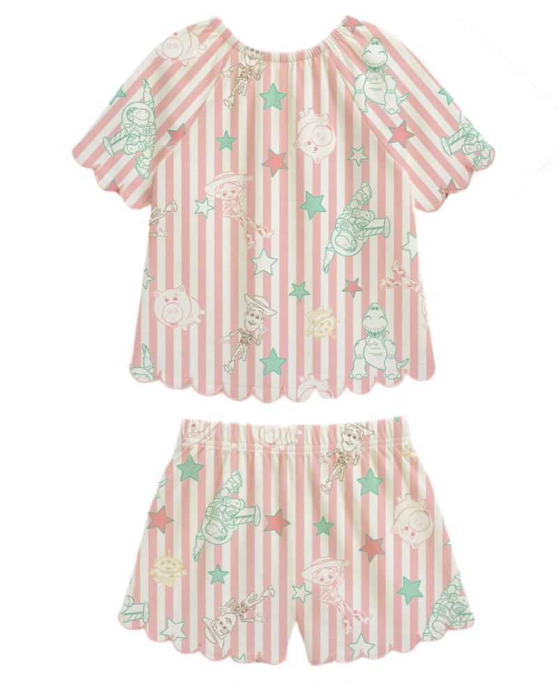 Girls' 2T-6X Short-Sleeve T-Shirt and Shorts, 2-Piece Set
