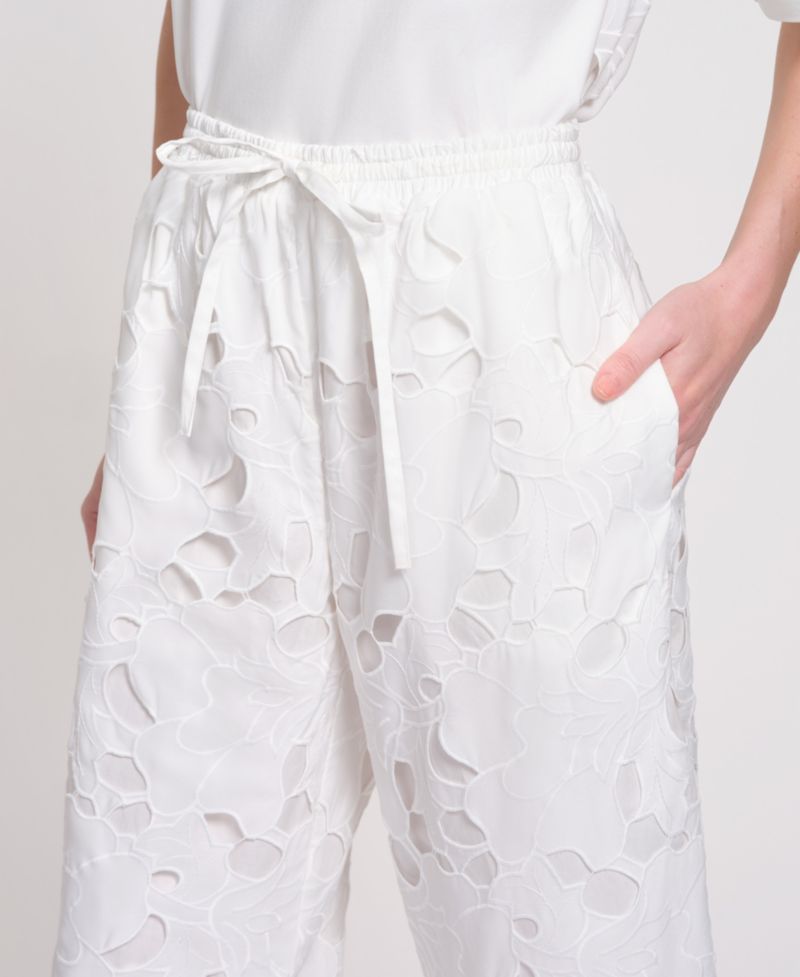 Women's Eyelet Drawstring Pants