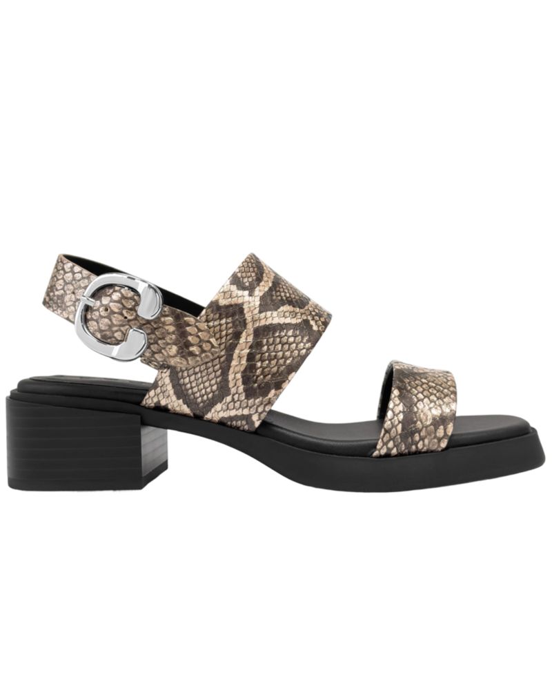 Women's Dove Low Heeled Square Toe Dress Sandals