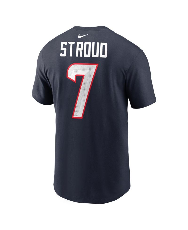 Men's C.J. Stroud Red Houston Texans Player Name & Number T-Shirt