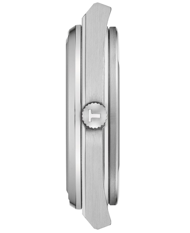 Men's Swiss Automatic PRX White Rubber Strap Watch 40mm