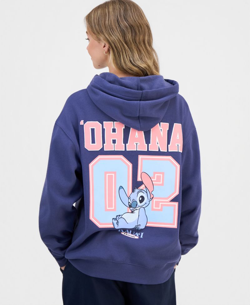 Juniors' Stitch Graphic Hoodie