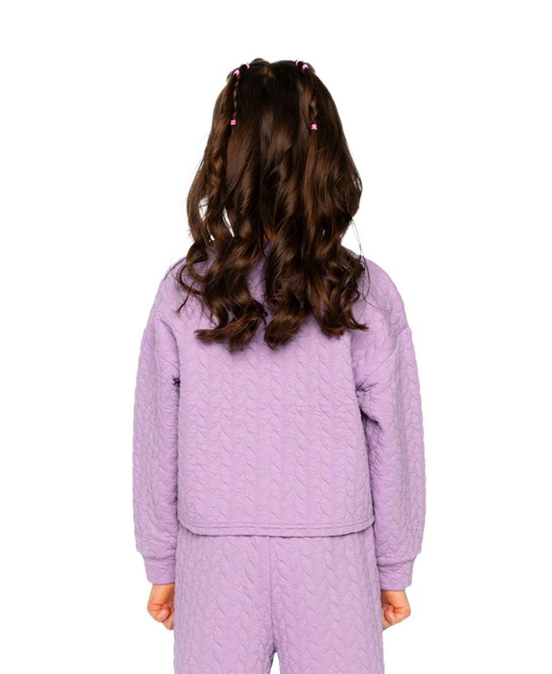Girls' (6–14) Jacquard Sweatshirt