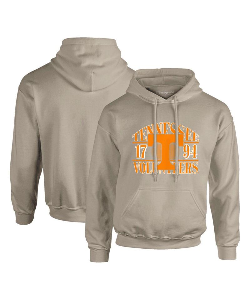 Men's Tan Tennessee Volunteers Upper Arch Letters Pullover Hoodie