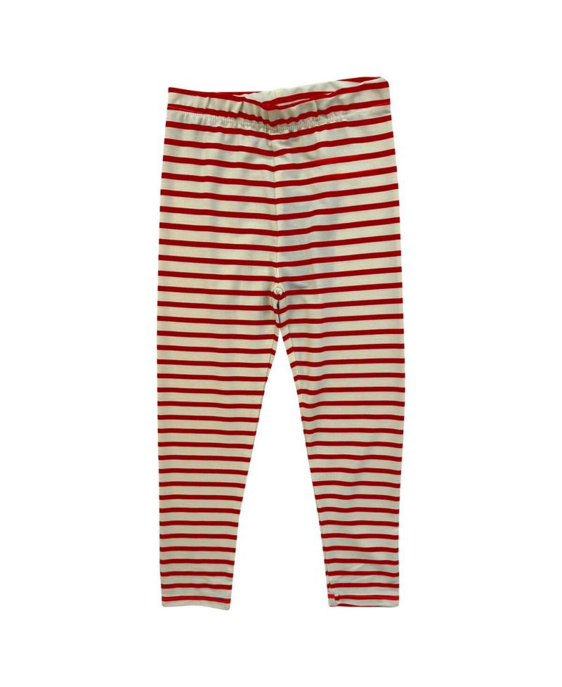 Baby Boys and Girls Arkansas Razorbacks Long Sleeve Top and Striped Tri-Blend Leggings Set