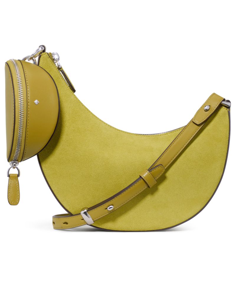 Duo Suede Small Crossbody Handbag
