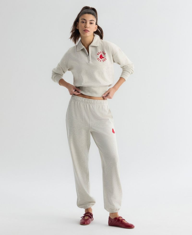 Women's Boston Red Sox High-Rise Terry Track Pants