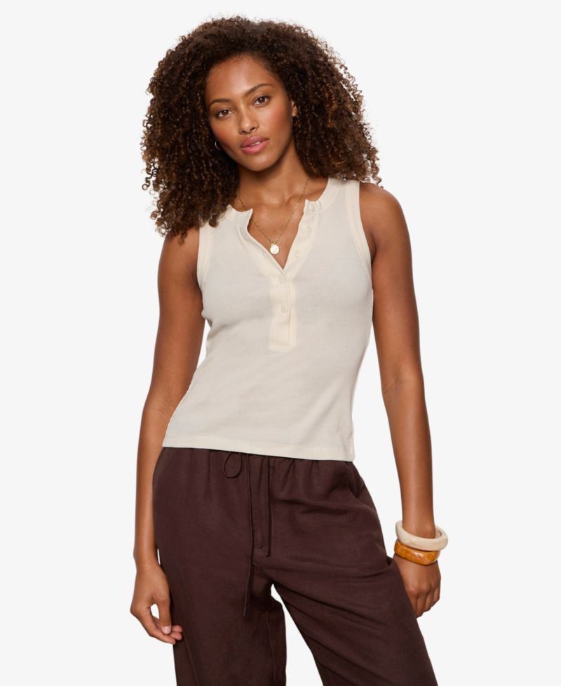 Women's Sleeveless V-Neck Tank Top